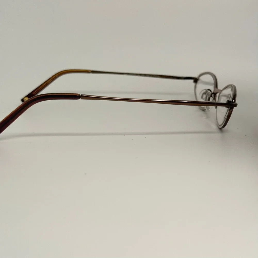 Covergirl CG0322 Brown Oval Eyeglass Frames 47-17-130 Col 084 Metallic Brown